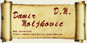 Damir Moljković vizit kartica
